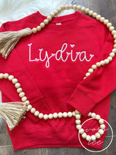 Load image into Gallery viewer, Toddler + Youth Valentines❤️// Red Tee & Sweatshirt