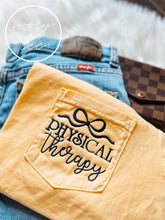 Load image into Gallery viewer, ✨Your Colors/Words✨ Comfort Color Bow Pocket Tee