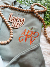 Load image into Gallery viewer, Sage Monogram Pumpkin Sweatshirt🎃
