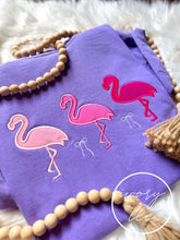 Load image into Gallery viewer, Flamingo Trio💖 Comfort Colors Tee
