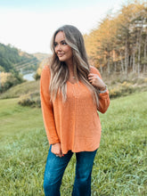 Load image into Gallery viewer, Reese Rust Lightweight Sweater
